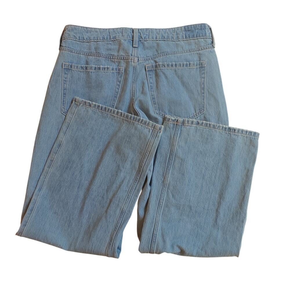 Hollister Low Rise Baggy Jeans W28 Light Wash Wide Leg - Picture 2 of 3